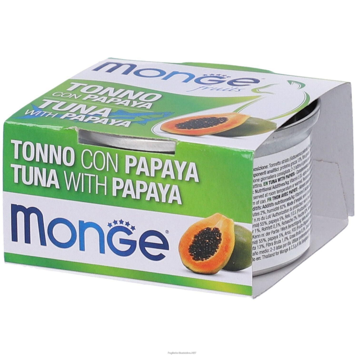 Cerca Offerte di monge fruits tonno con papaya gatti adulti 4x80 g mangime e acquista online