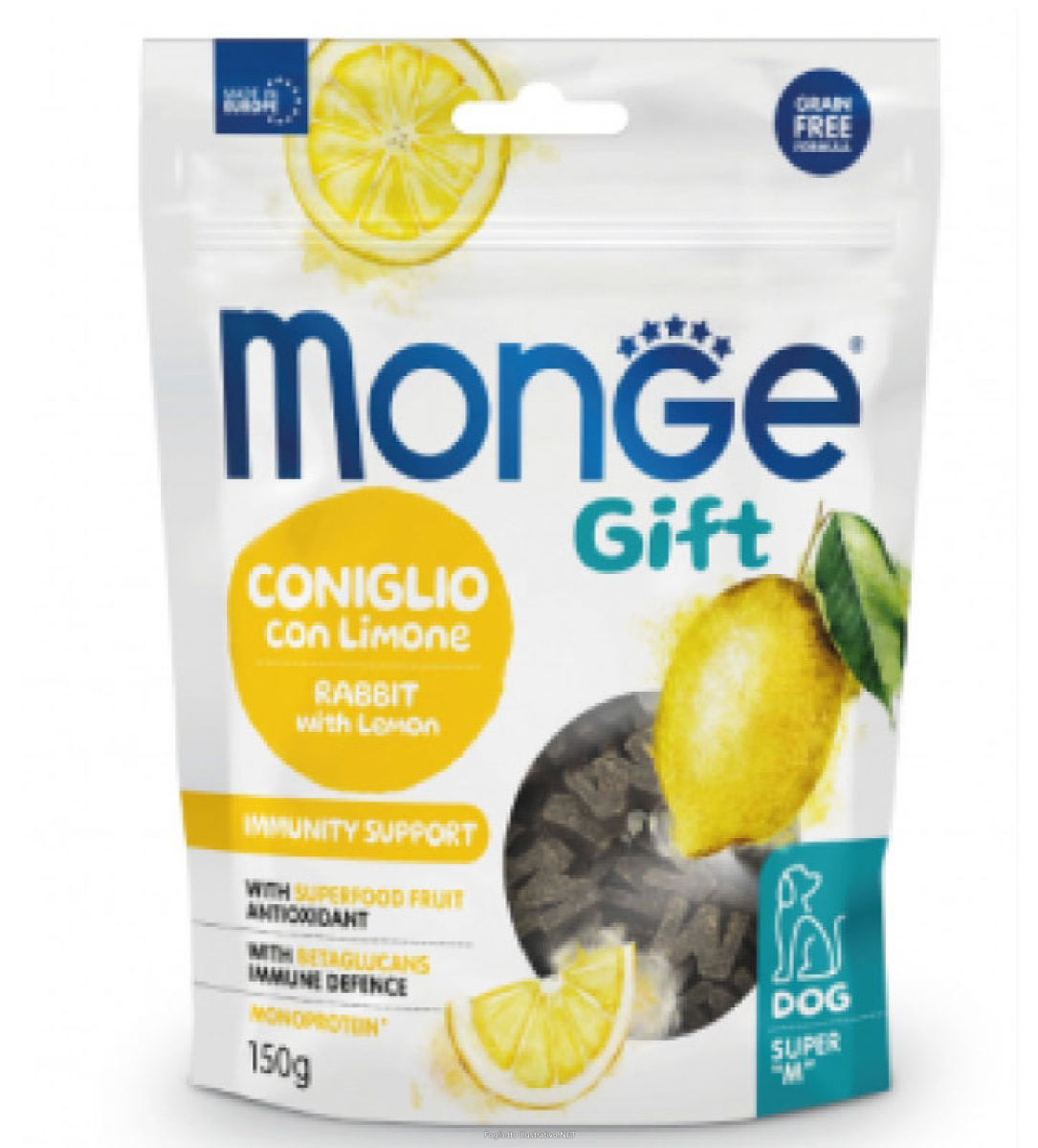 Cerca Offerte di monge gift super m immunity support coniglio limone cani adulti 150 g e acquista online