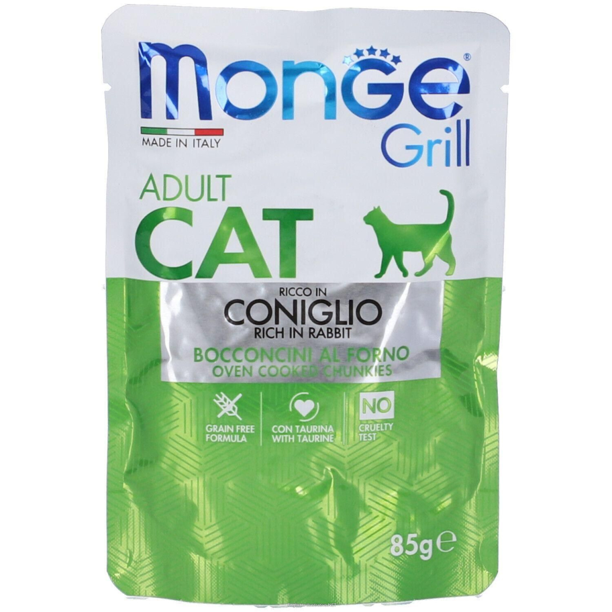 Cerca Offerte di monge grill gatto adulti bocconcini con coniglio 7x85 g e acquista online