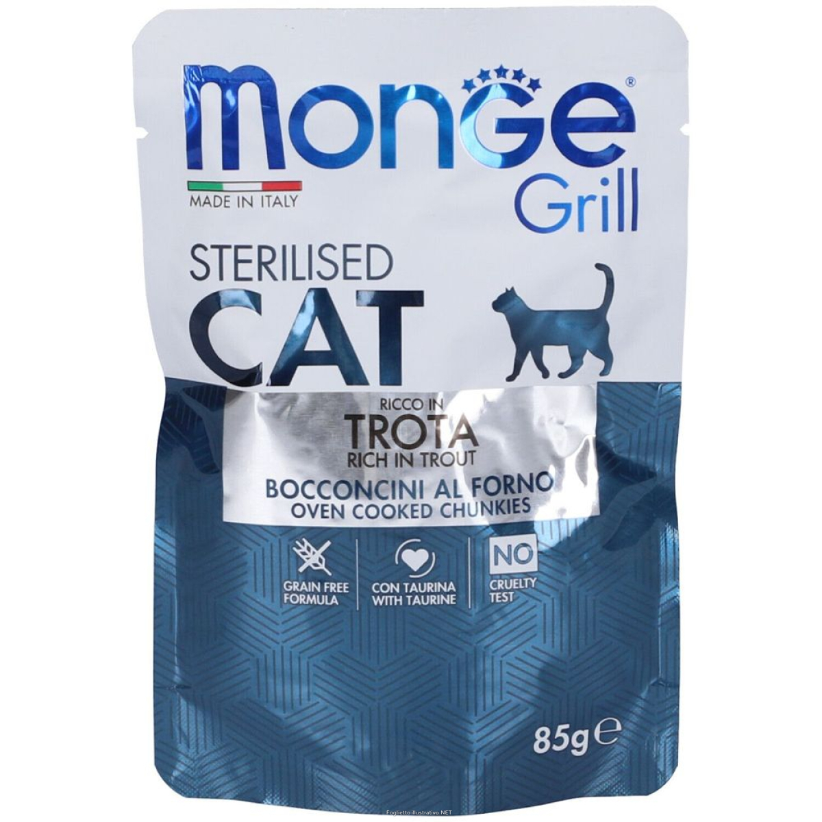 Cerca Offerte di monge grill trota gatti sterilizzati set da 10 10x85 g e acquista online