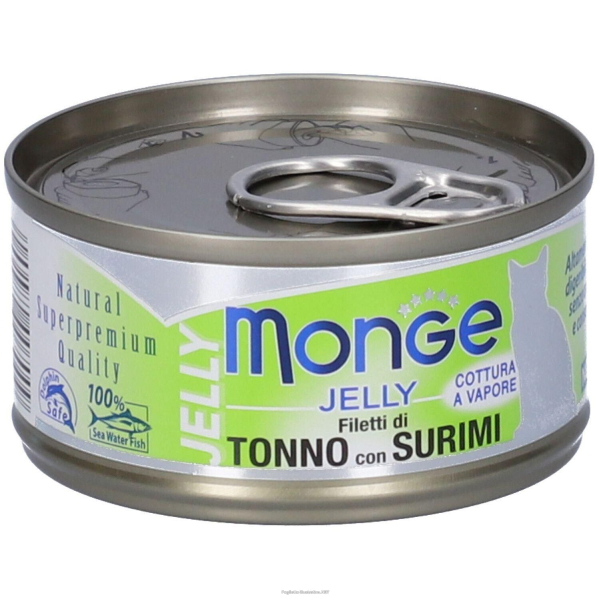 Cerca Offerte di monge jelly filetti di tonno con surimi gatti adulti 80 g mangime e acquista online