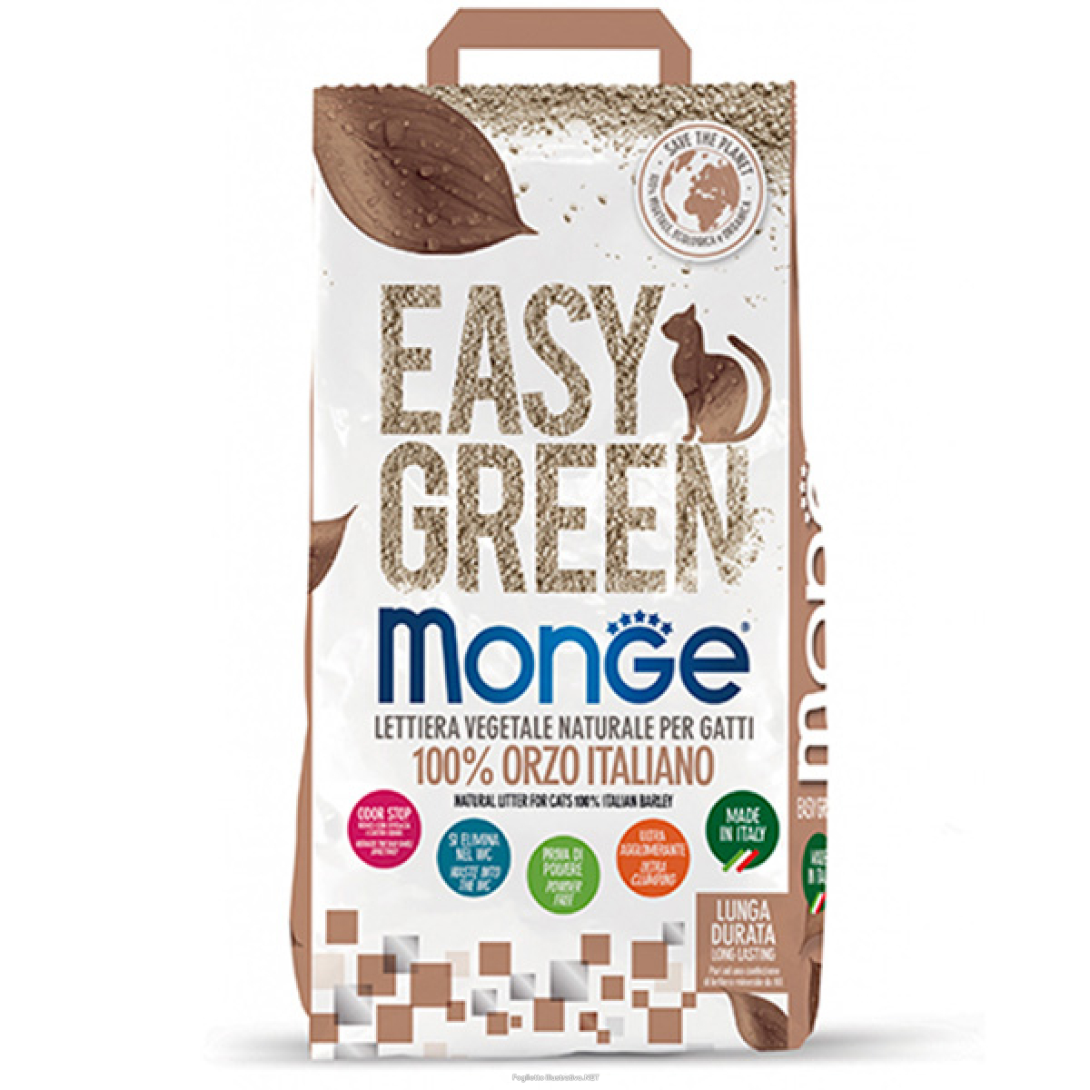 Cerca Offerte di monge lettiera easy green 100% orzo italiano per gatti 10l e acquista online