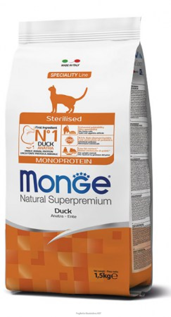 Cerca Offerte di monge natural superpremium monoprotein anatra cibo secco per gattini sacco 1,5kg e acquista online