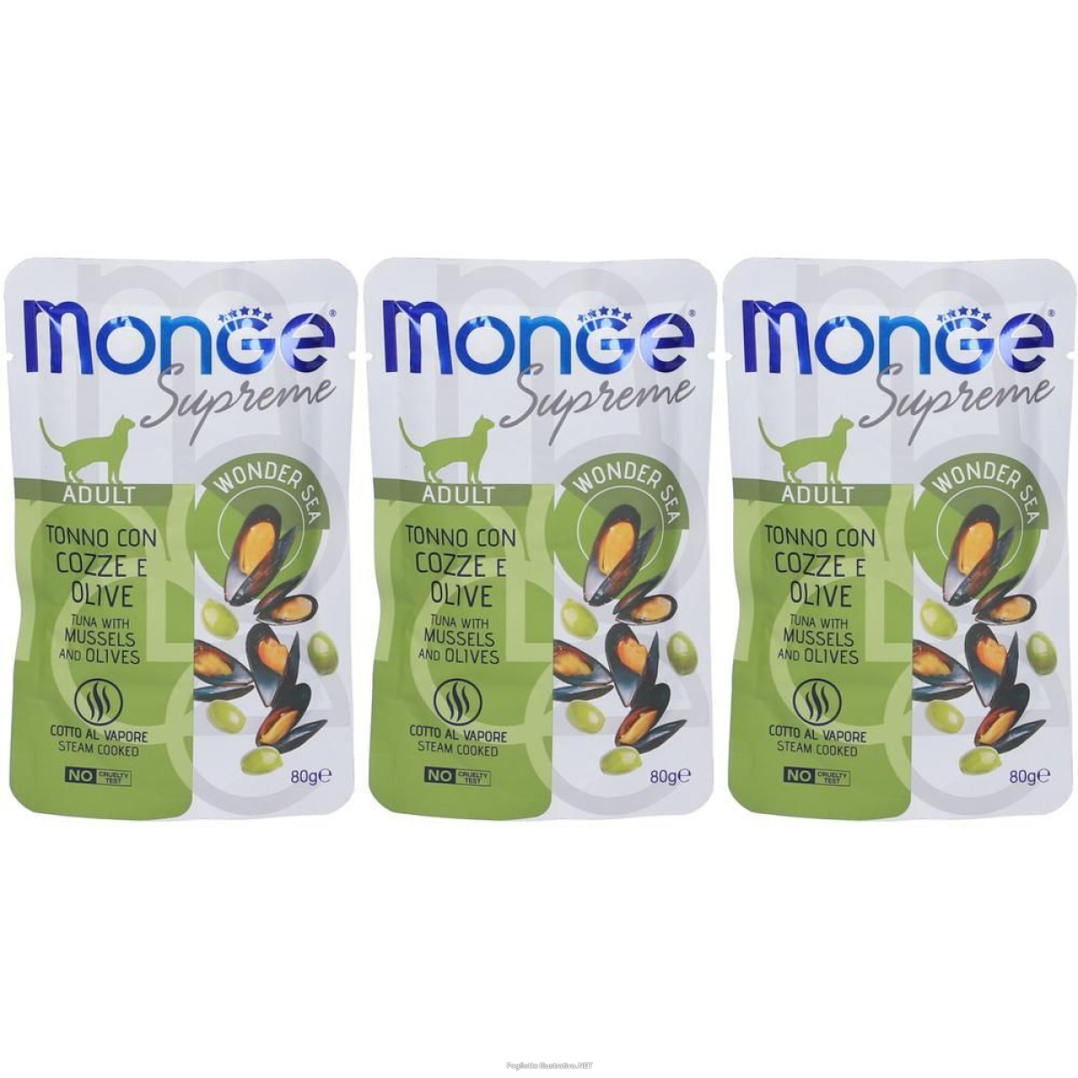 Cerca Offerte di monge supreme gatto adulto bustine tonno con cozze e olive 3x80 g mang e acquista online