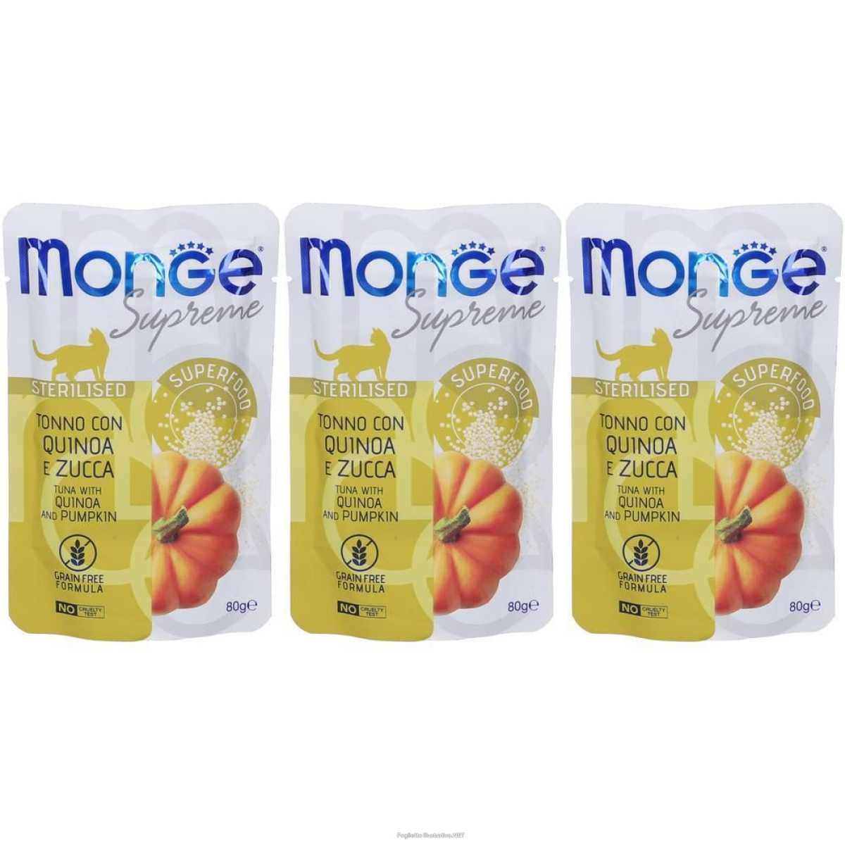 Cerca Offerte di monge supreme sterilised tonno con quinoa e zucca gatti sterilizzati 3 e acquista online