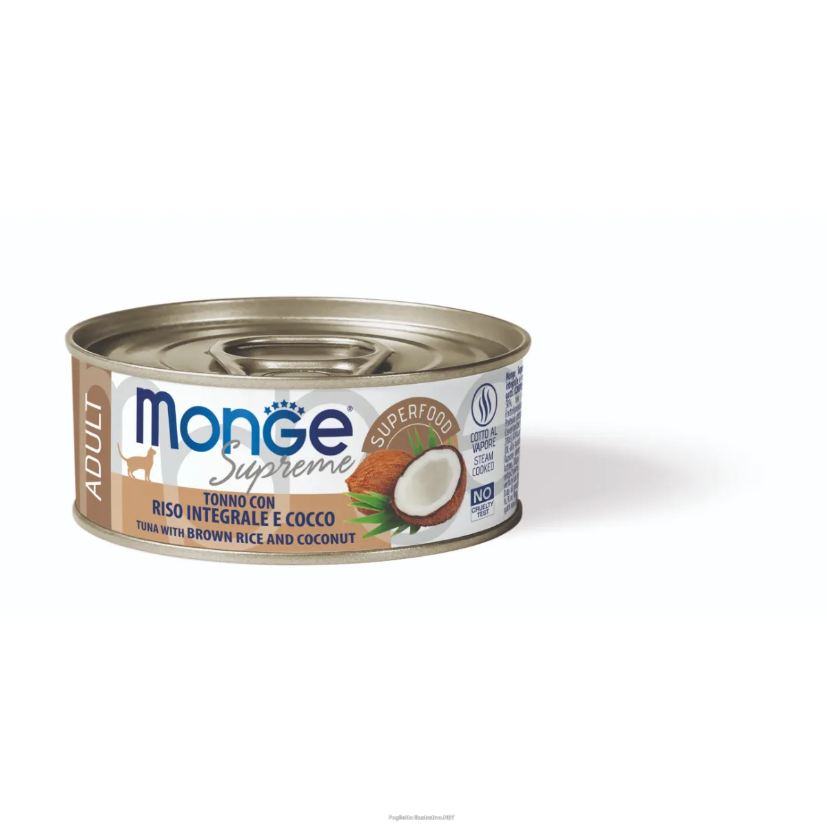Cerca Offerte di monge supreme tonno riso integrale e cocco cibo umido gattini 80g 4684 e acquista online