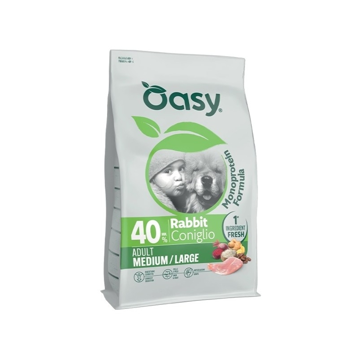 Cerca Offerte di Monoprotein formula cane adult coniglio - alimento completo per cani adulti di taglia media e grande 10 kg e acquista online