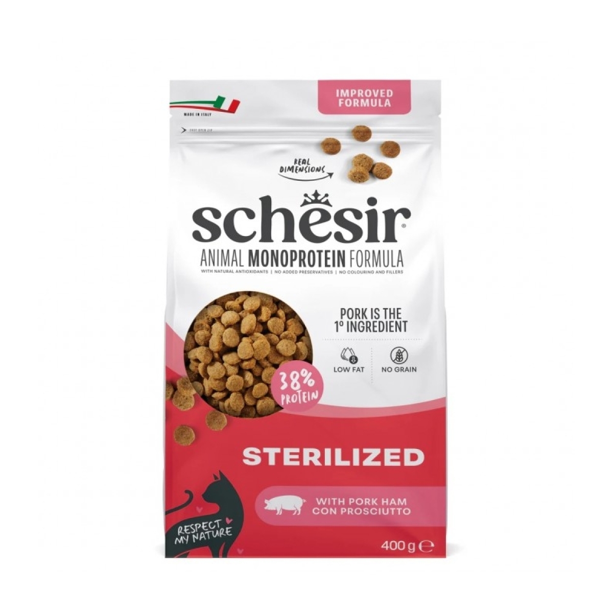 Cerca Offerte di Monoprotein sterilized prosciutto - alimento completo per gatti sterilizzati 400 gr e acquista online