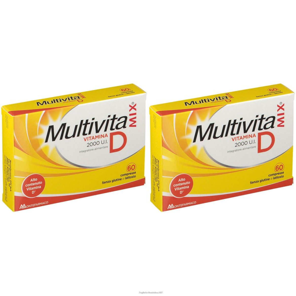 Cerca Offerte di montefarmaco multivitamix® vitamina d set da 2 2x21 g compresse e acquista online