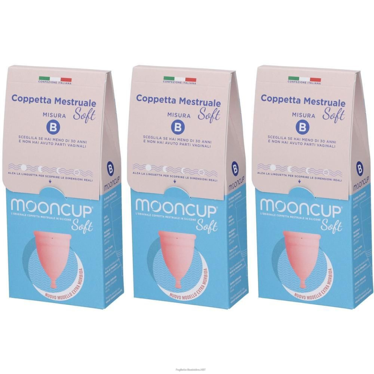 Cerca Offerte di mooncup coppetta mestruale soft rosa taglia b 3x1 st e acquista online