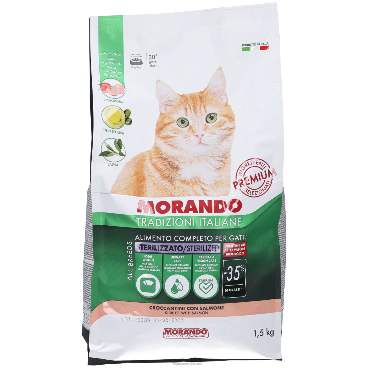 Cerca Offerte di morando croccantini con salmone per gatti sterilizzati 1,5 kg 1500 g m e acquista online