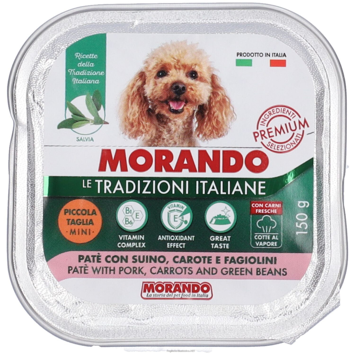 Cerca Offerte di morando patè con suino, carote e fagiolini per cani adulti taglia picc e acquista online