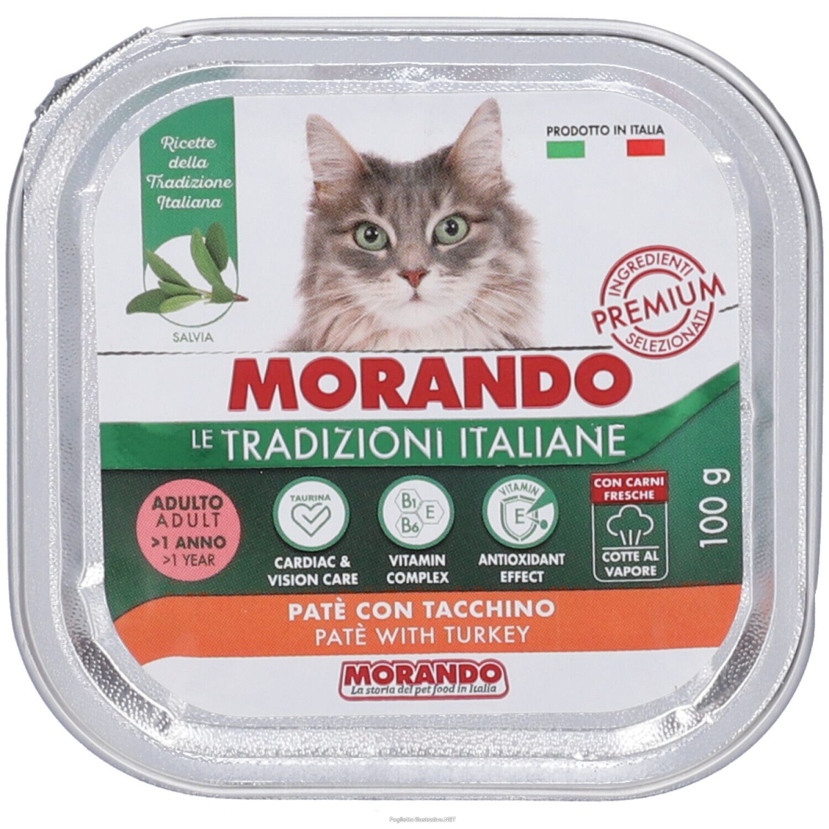 Cerca Offerte di morando patè con tacchino per gatti adulti 100 g mangime e acquista online