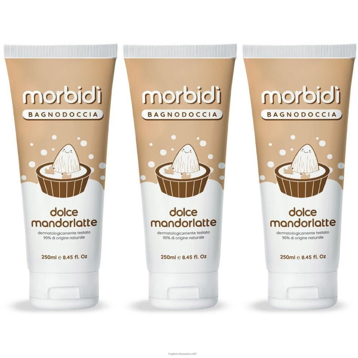 Cerca Offerte di morbidì bagnodoccia dolce mandorlatte 250ml 250 ml detergente e acquista online