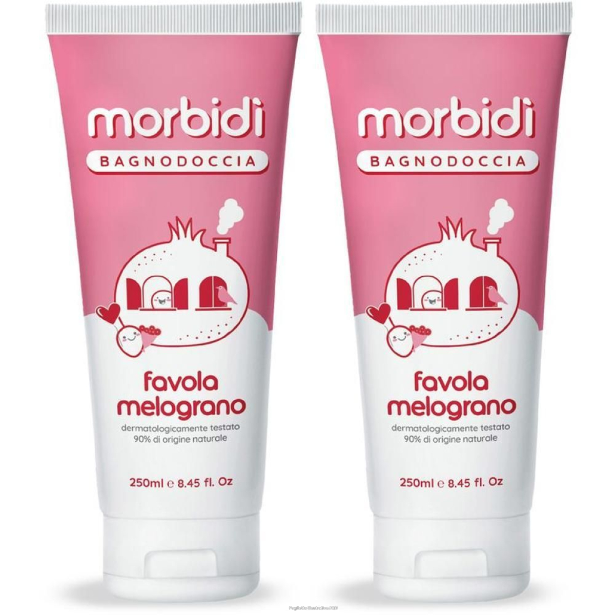 Cerca Offerte di morbidì bagnodoccia favola melograno 250ml 2x250 ml detergente e acquista online