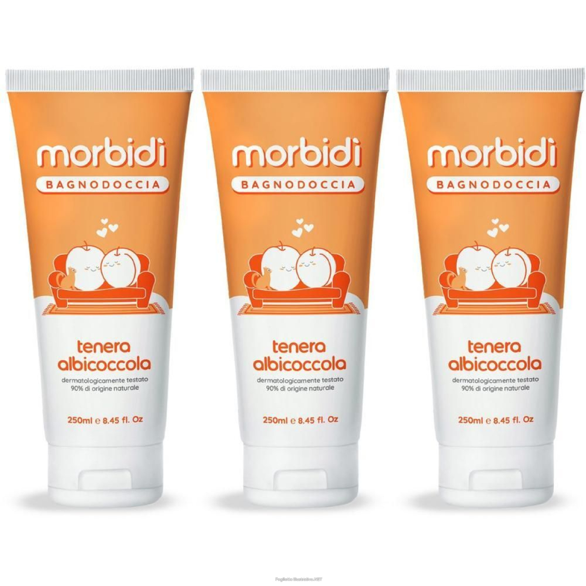 Cerca Offerte di morbidì bagnodoccia tenera albicoccola 250ml 250 ml detergente e acquista online