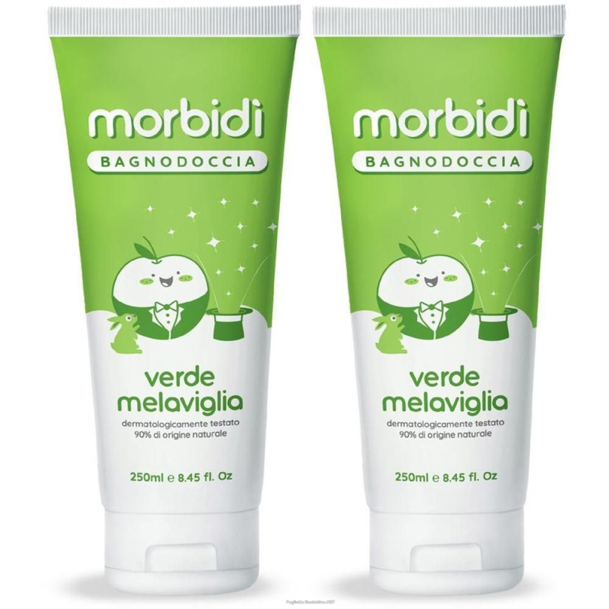 Cerca Offerte di morbidì bagnodoccia verde melaviglia 250ml 2x250 ml detergente e acquista online