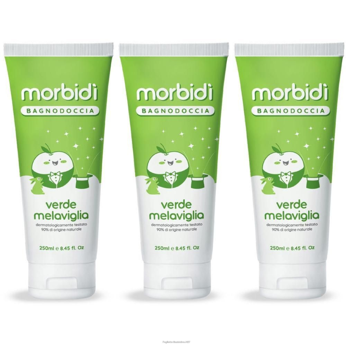 Cerca Offerte di morbidì bagnodoccia verde melaviglia 250ml 3x250 ml detergente e acquista online