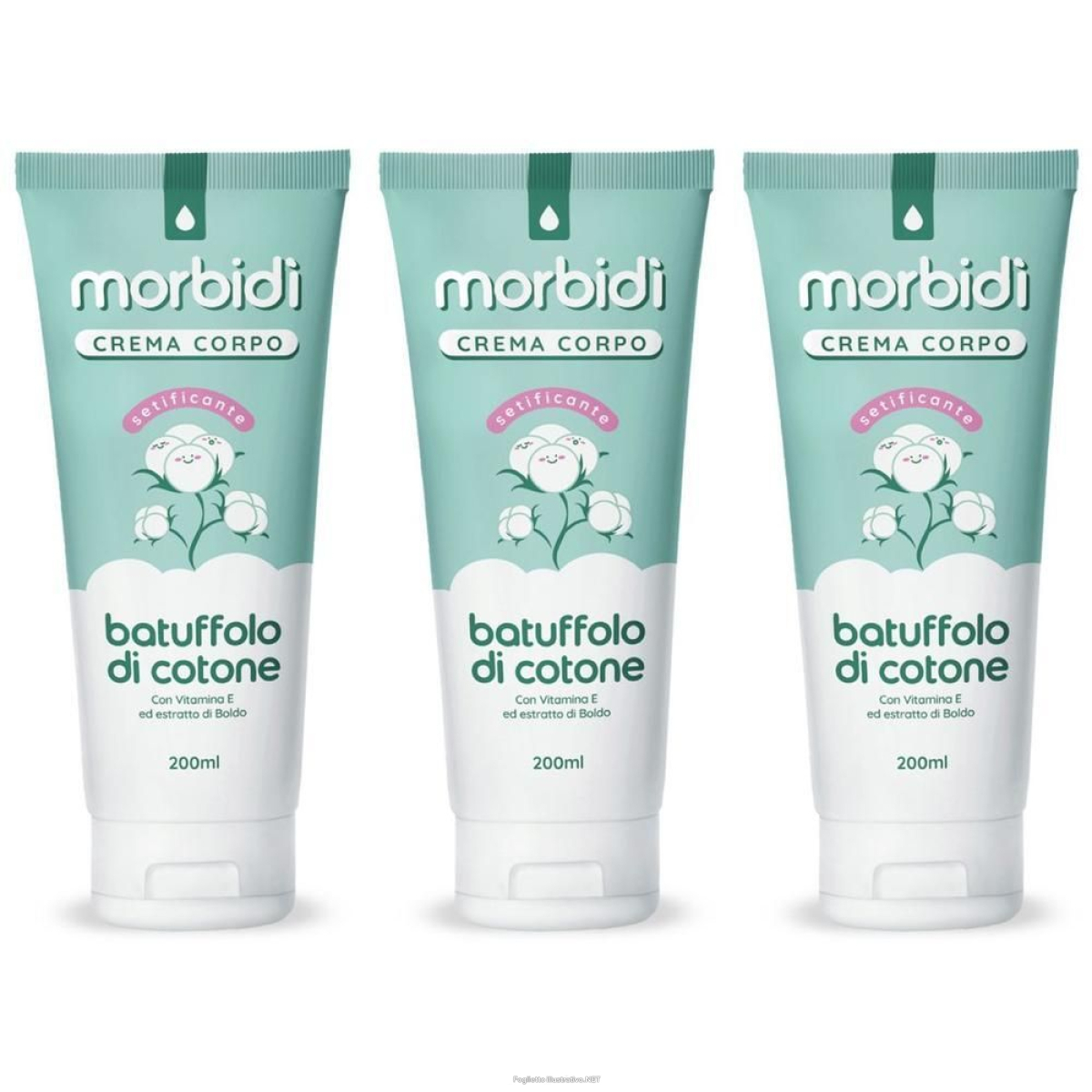 Cerca Offerte di morbidì crema corpo batuffolo di cotone 3x200 ml e acquista online