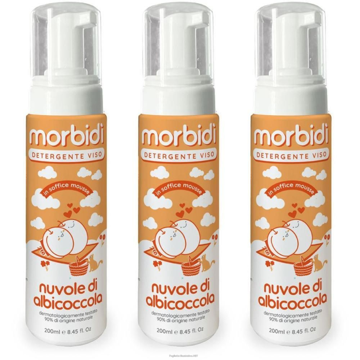 Cerca Offerte di morbidì detergente viso nuvole di albicoccola 200 ml e acquista online