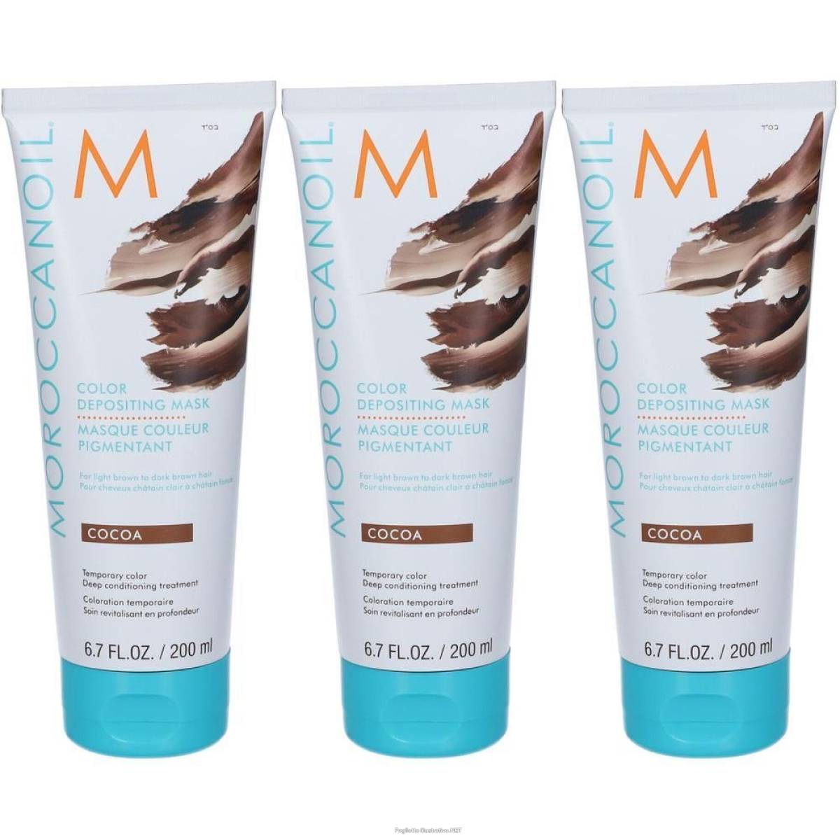 Cerca Offerte di moroccanoil cocoa color depositing maschera per capelli 3x200 ml e acquista online