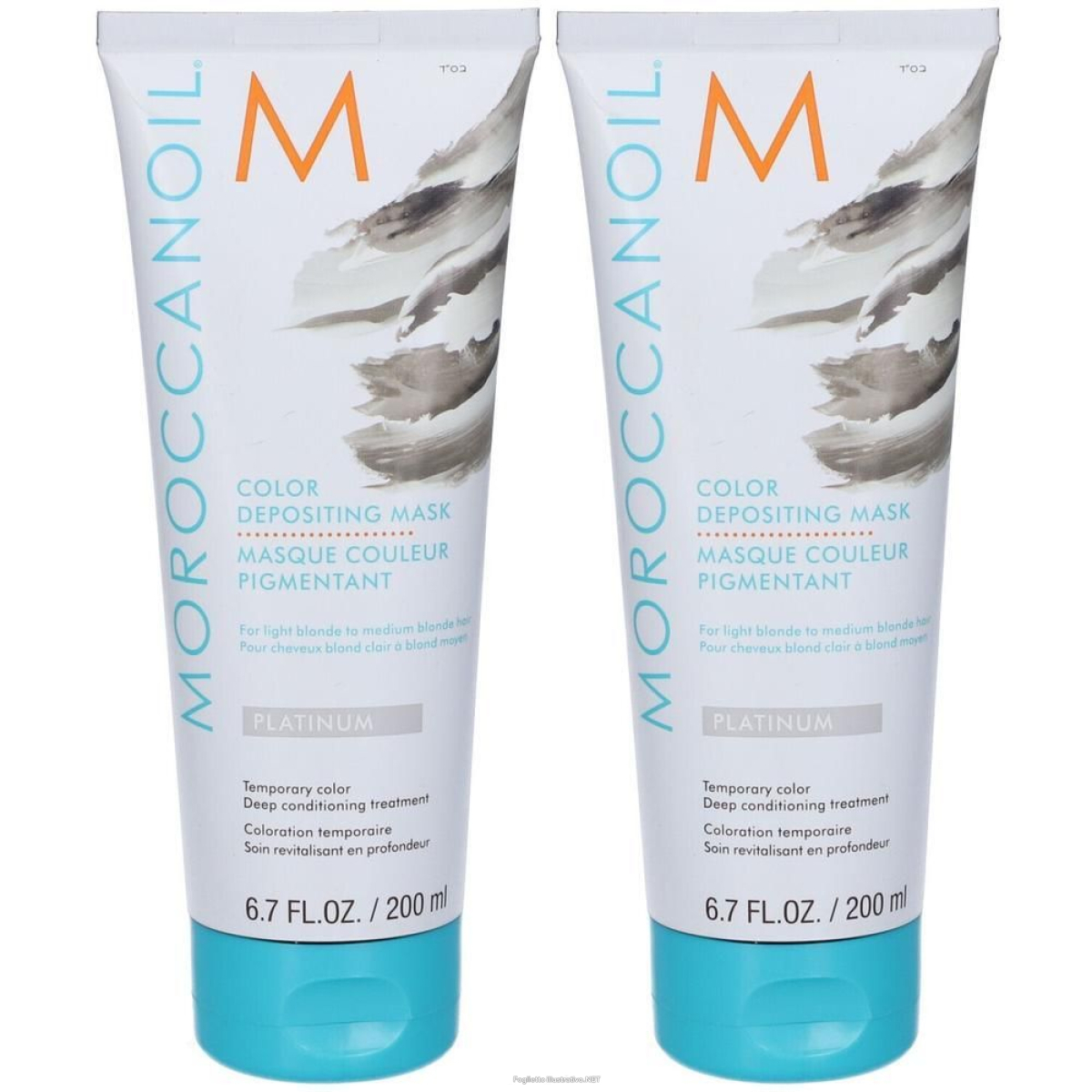Cerca Offerte di moroccanoil platinum color depositing maschera per capelli 2x200 ml e acquista online