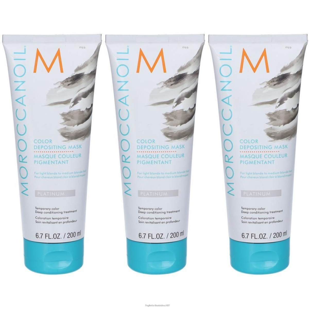 Cerca Offerte di moroccanoil platinum color depositing maschera per capelli 3x200 ml e acquista online