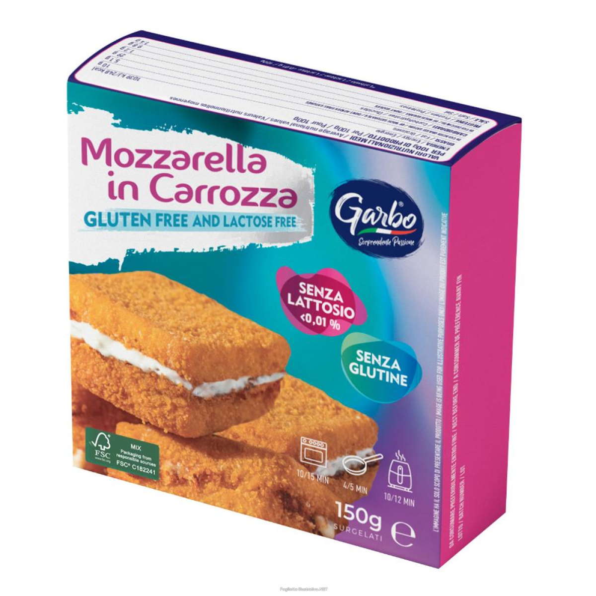 Cerca Offerte di mozzarella in carrozza panata prefritta surgelata 200 g scatolina e acquista online