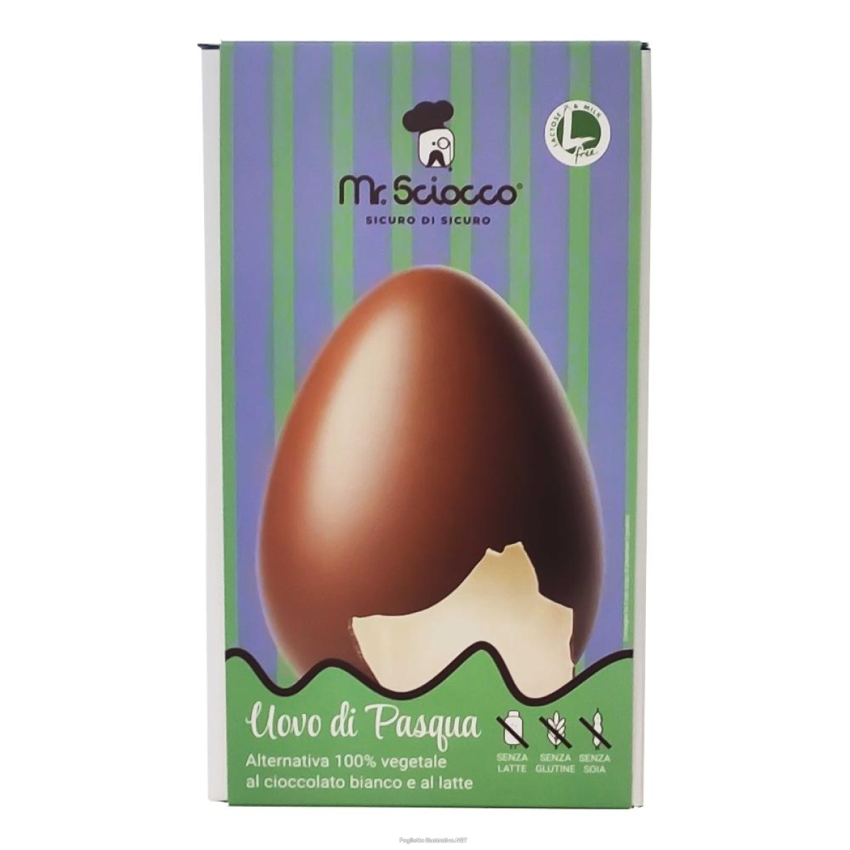 Cerca Offerte di mr sciocco uovo di pasqua bigusto bianco e latte vegan 300 g e acquista online