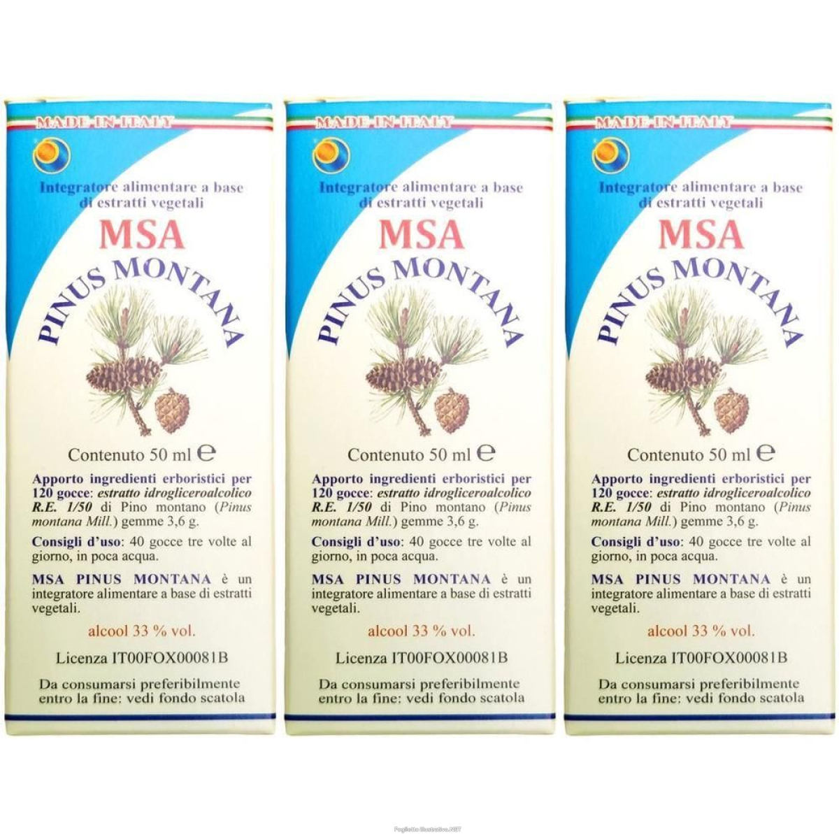 Cerca Offerte di msa pinus montana gocce 3x50 ml orali e acquista online