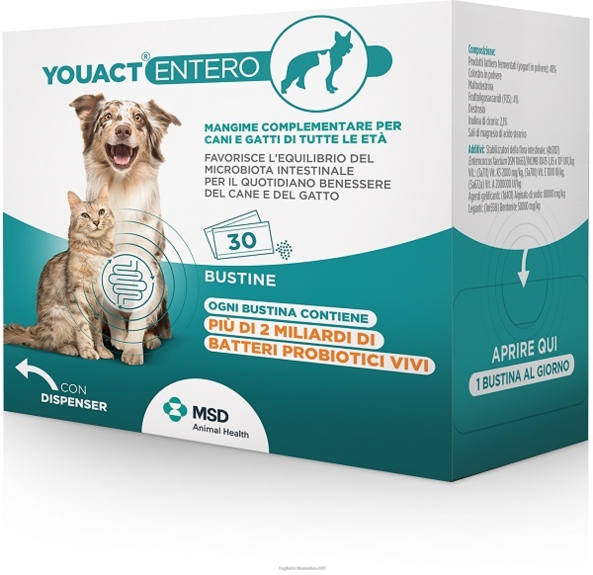 Cerca Offerte di msd animal health youact entero per cani/gatti 30 bustine e acquista online