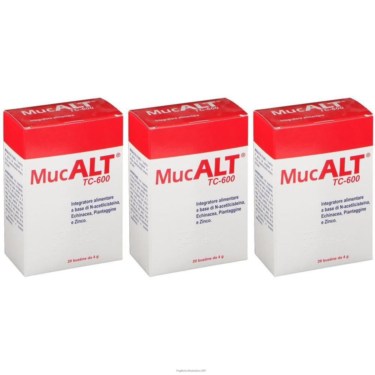 Cerca Offerte di mucalt® tc-600 3x20x4 g bustina e acquista online