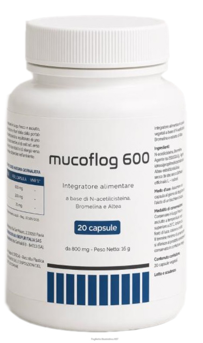Cerca Offerte di mucoflog 600 integratore per il benessere delle vie respiratorie 20 capsule e acquista online