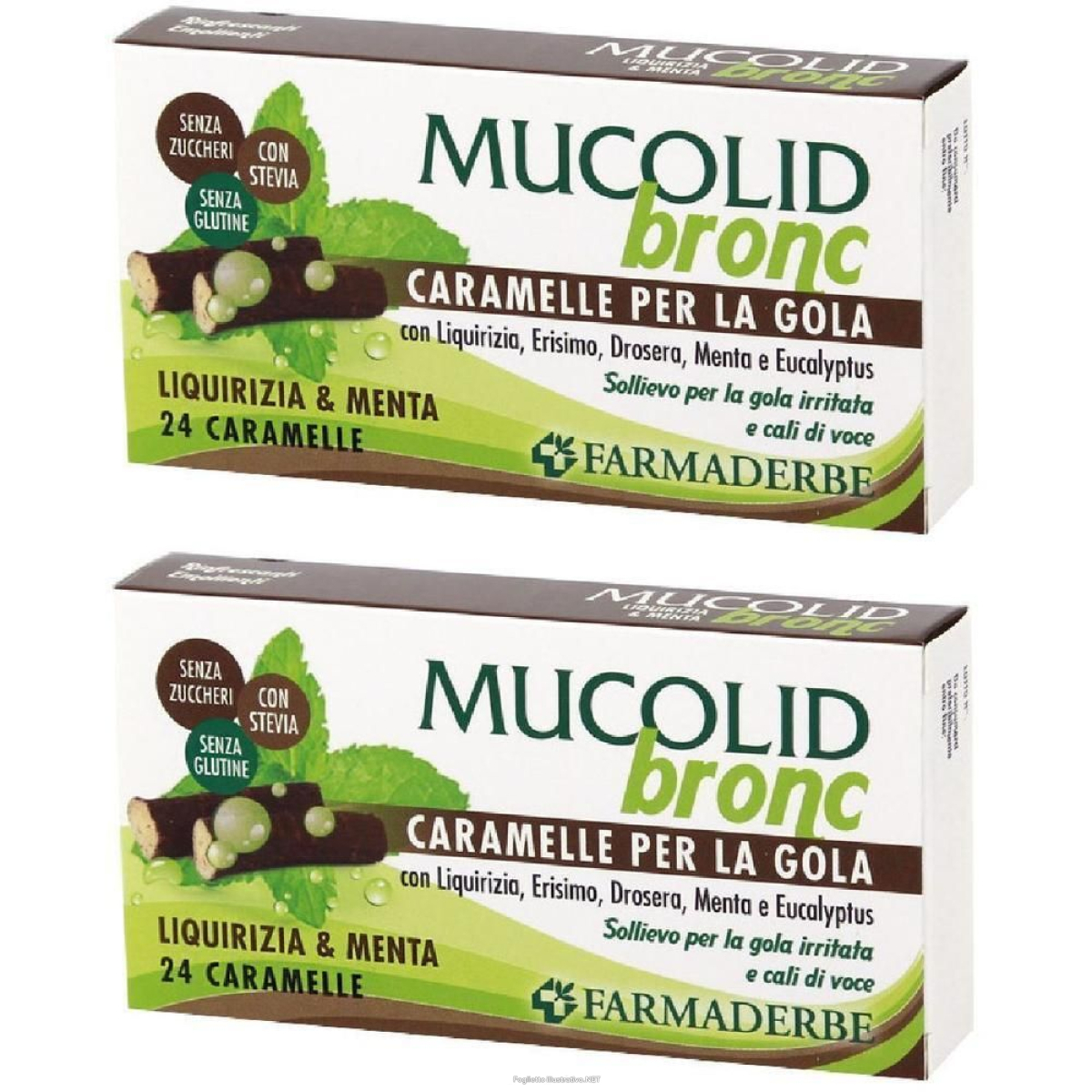 Cerca Offerte di mucolid bronc menta & liquirizia 24 caramelle 2x70 g e acquista online