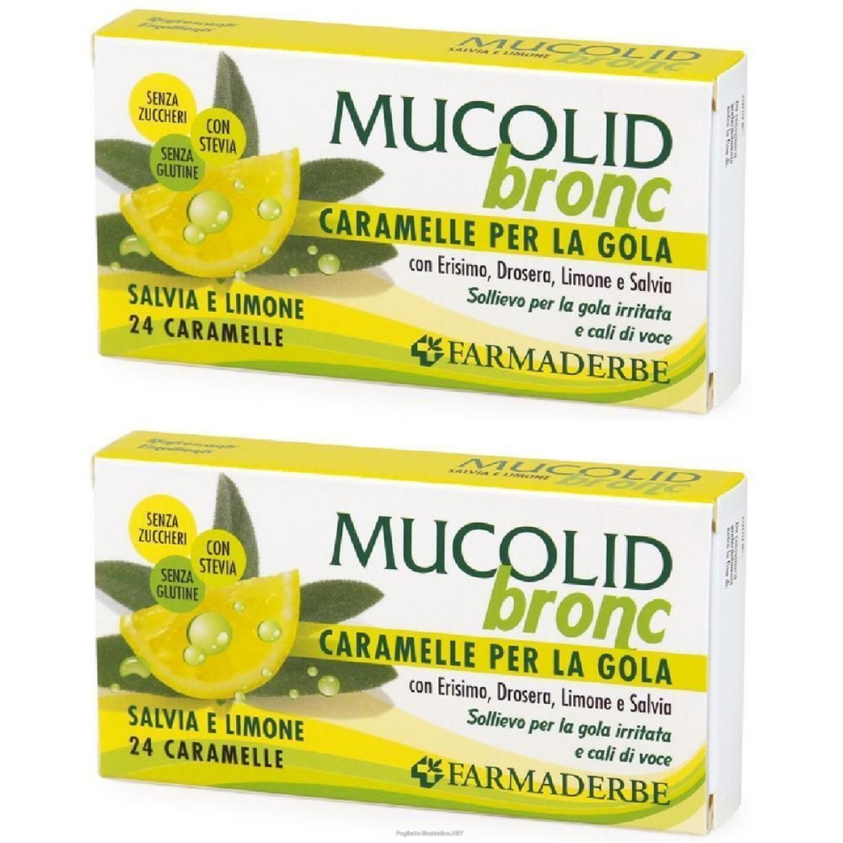 Cerca Offerte di mucolid bronc salvia&lim 24car 2x70 g caramelle e acquista online