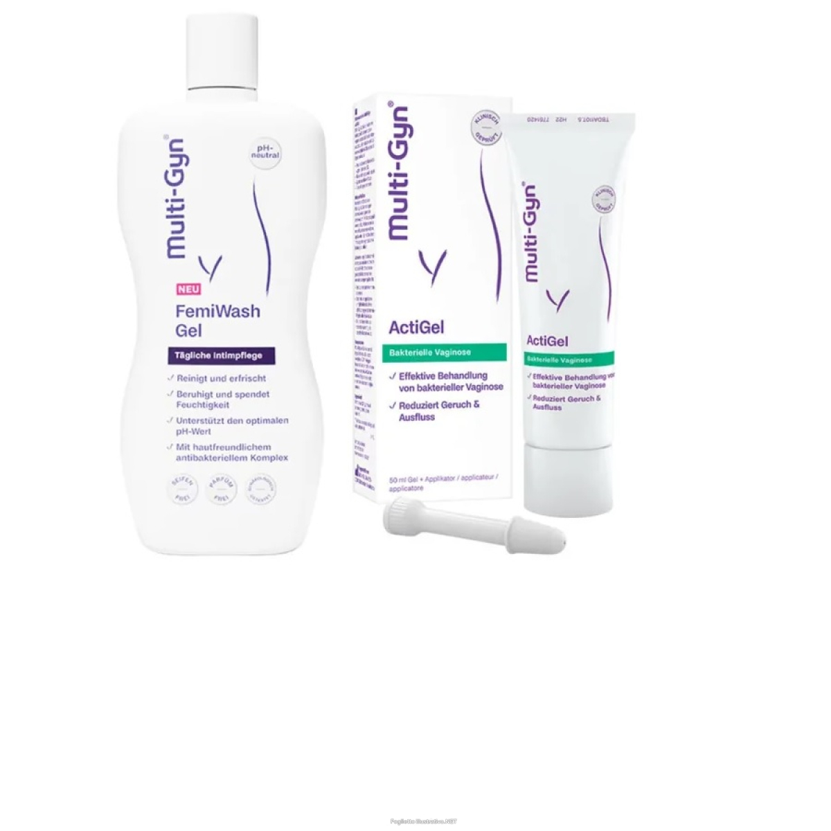 Cerca Offerte di multi-gyn duo actigel per vaginosi batterica 50ml + femiwash gel detergente intimo donna 220ml e acquista online