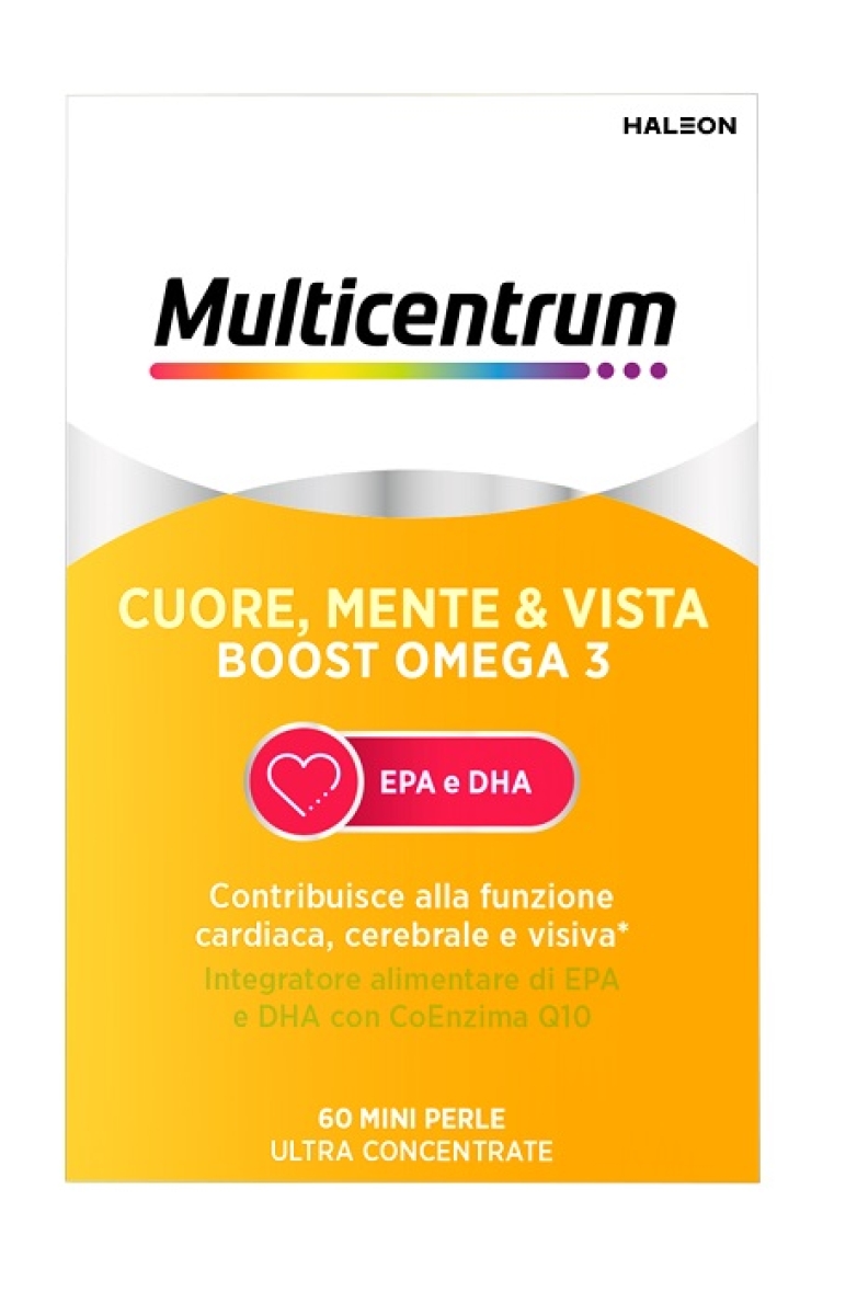 Cerca Offerte di Multicentrum boost omega 3 integratore per cuore, mente e vista 60 mini perle ultra concentrate e acquista online