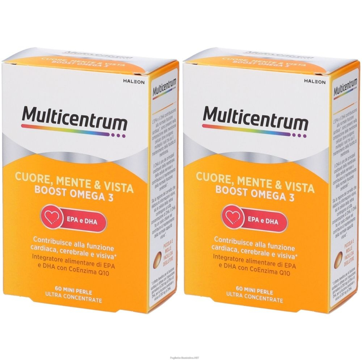 Cerca Offerte di multicentrum cuore, mente e vista boost omega 3 mini perle set da 2 2x e acquista online