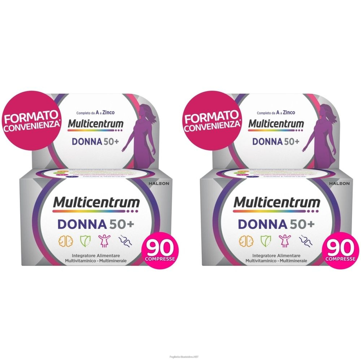Cerca Offerte di multicentrum donna 50+ 90 compresse integratore multivitaminico per do e acquista online