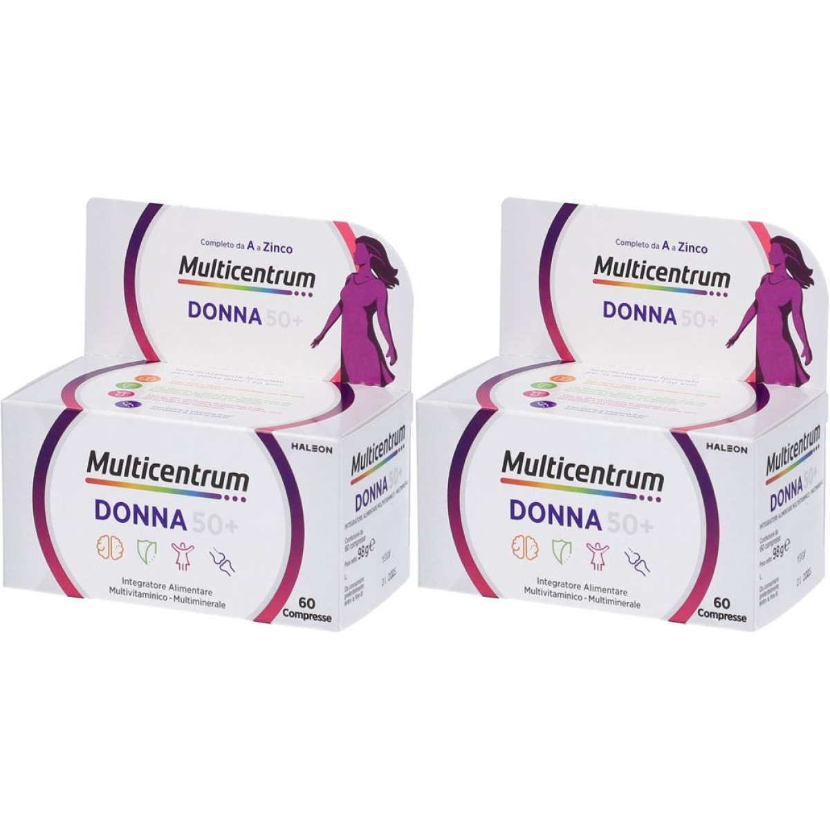 Cerca Offerte di Multicentrum Donna 50+ Set da 2 2x60 Pezzi Compresse e acquista online