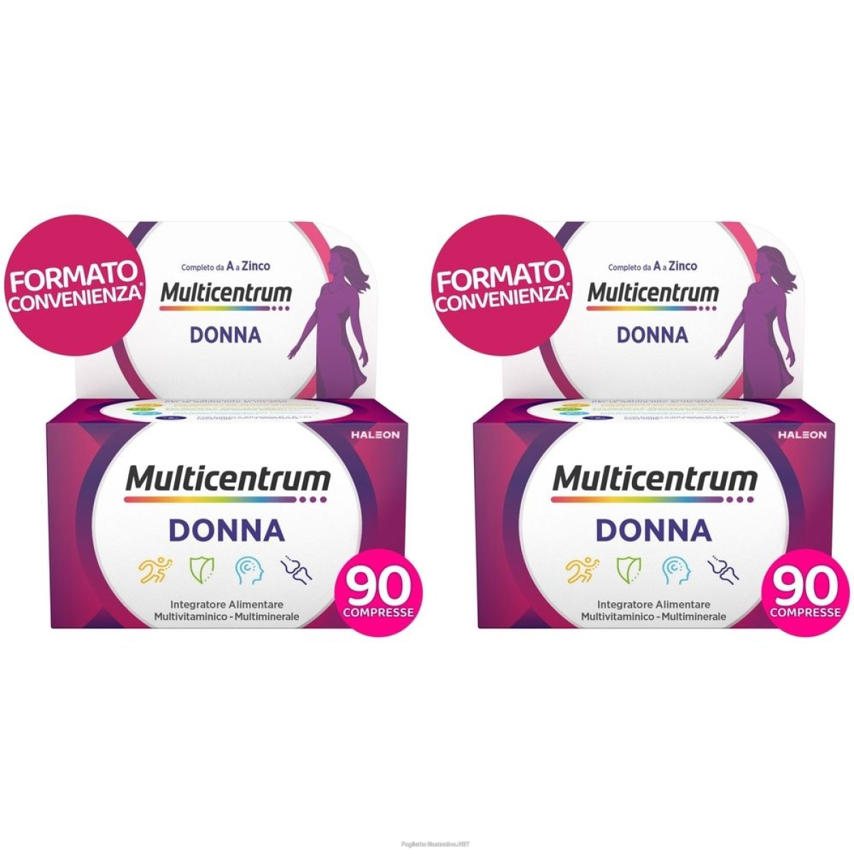 Cerca Offerte di multicentrum donna 90 compresse integratore multivitaminico per donne e acquista online