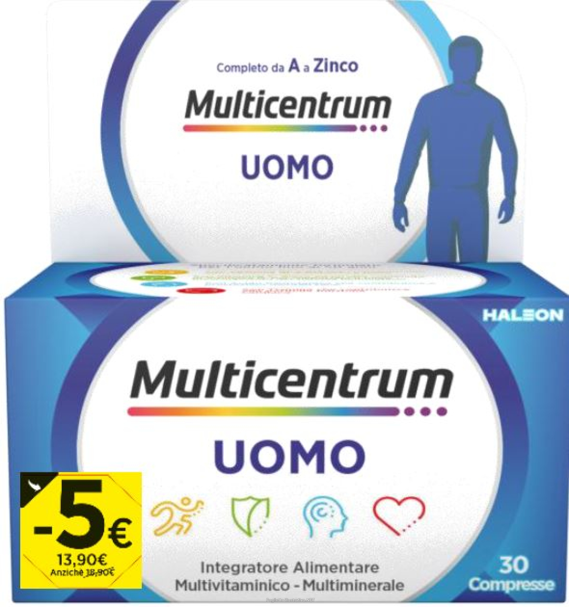 Cerca Offerte di multicentrum uomo 30 compresse promo 2026 e acquista online