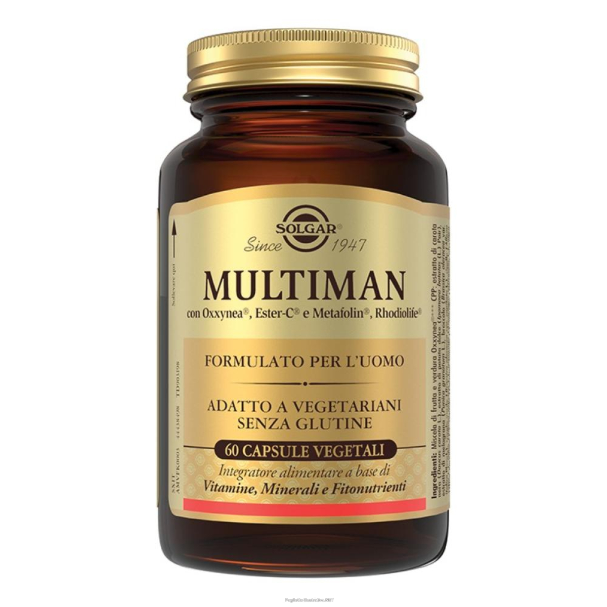 Cerca Offerte di multiman 60 capsule vegetali senza glutine e acquista online