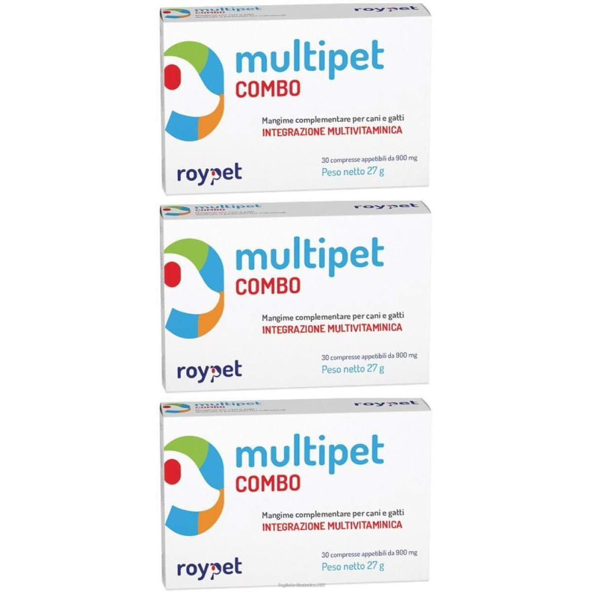 Cerca Offerte di multipet combo integratore vitaminico per cani e gatti 30 compresse 3x e acquista online