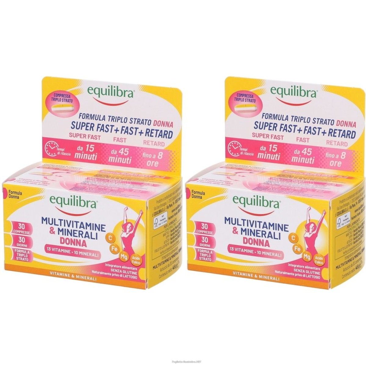 Cerca Offerte di multivitamine & minerali donna set da 2 2x45 g compresse e acquista online
