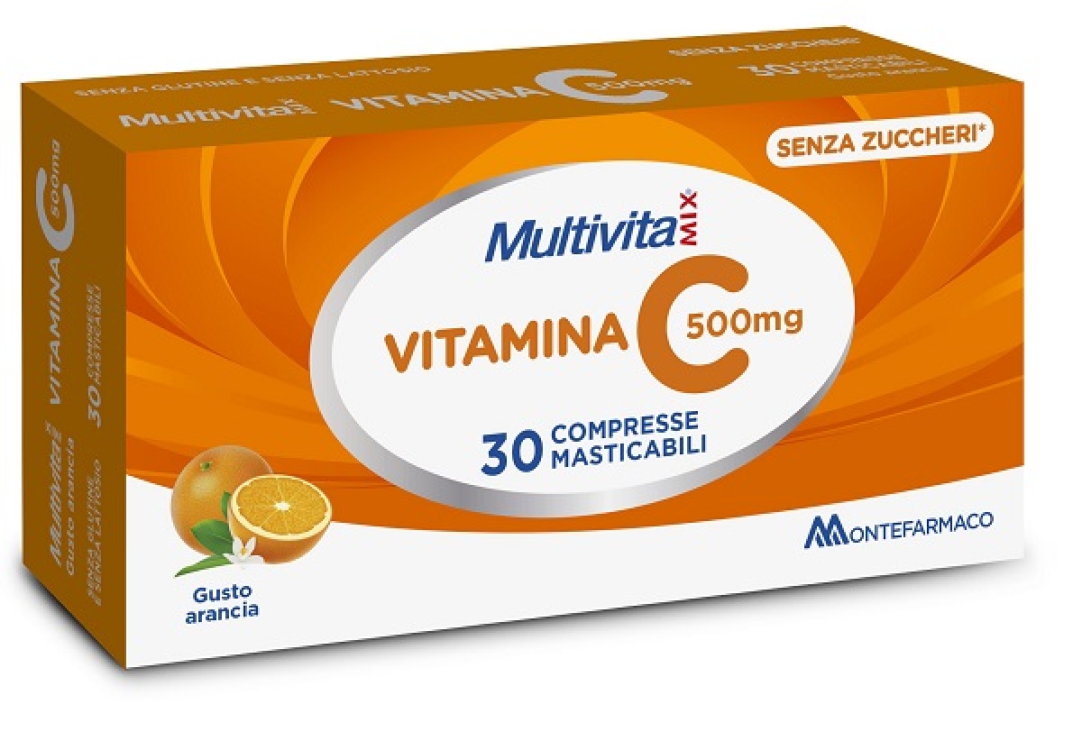 Cerca Offerte di Multivitamix vitamina c 500 mg arancia 30 compresse masticabili senza zuccheri con edulcorante senza glutine senza lattosio e acquista online