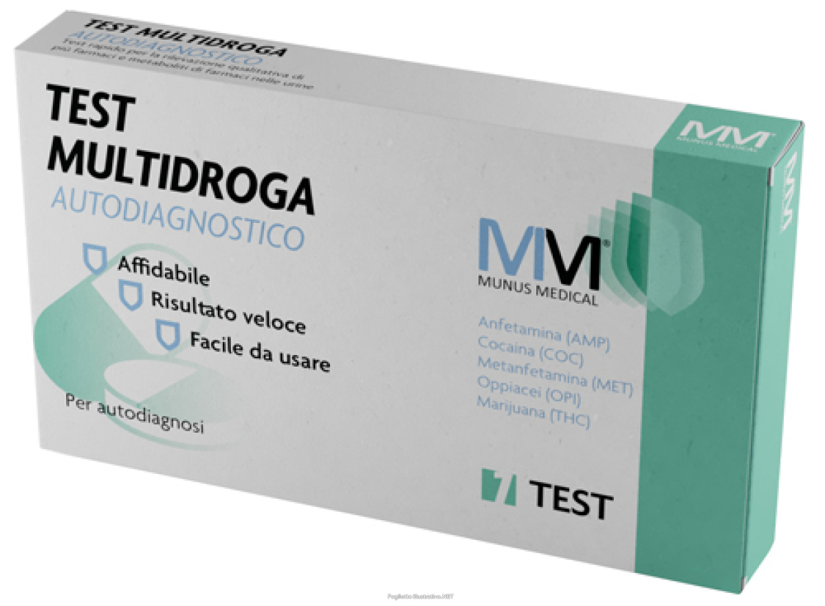 Cerca Offerte di munus med test multidroga autodiagnostico rilevazione qualitativa di piu' farmaci e metaboliti dei farmaci nell'urina umana e acquista online