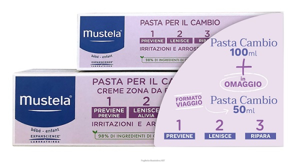 Cerca Offerte di mustela bipack pasta cambio 100 ml + 50 ml e acquista online