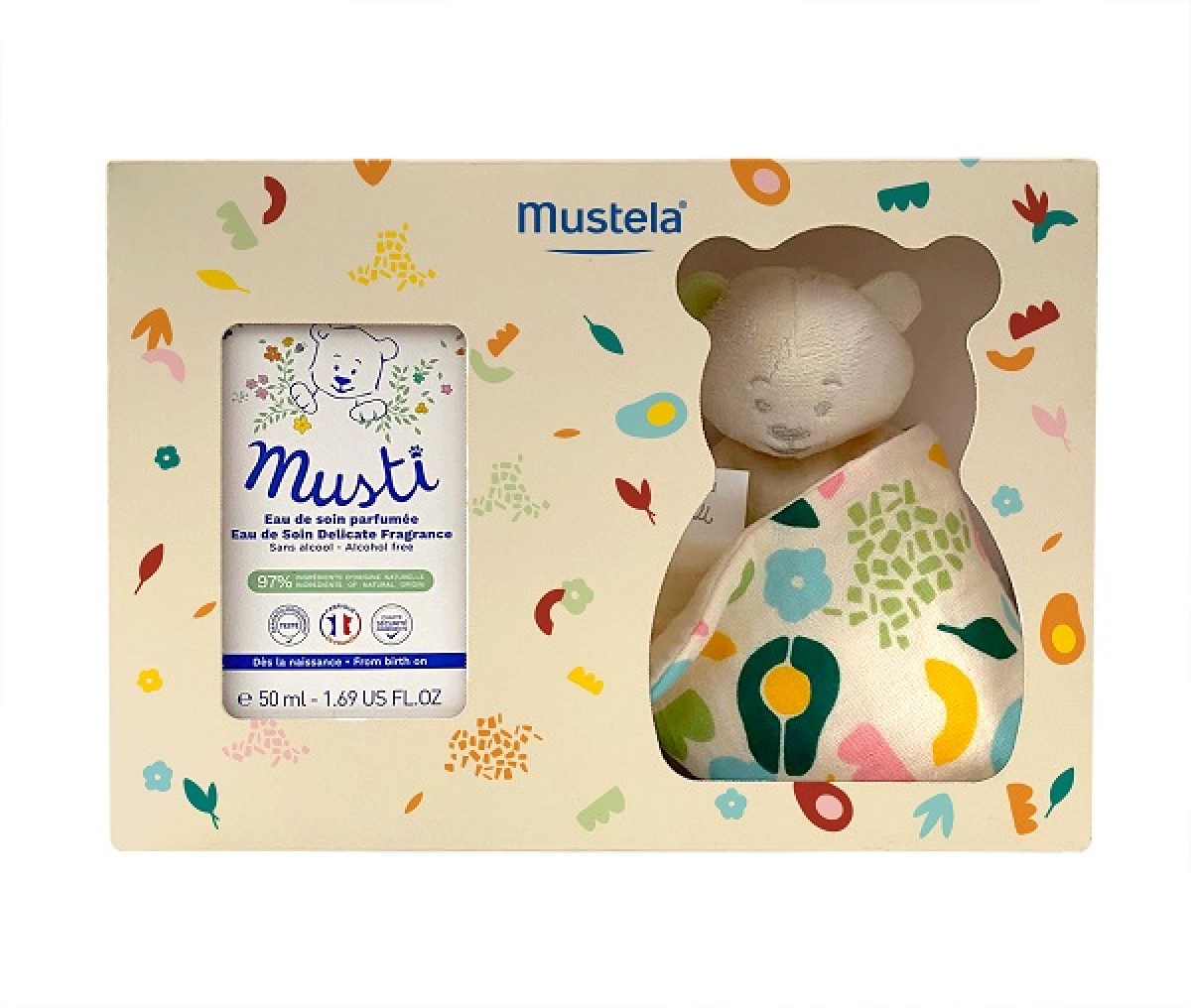 Cerca Offerte di Mustela cofanetto musti 2026 1 orsetto + 1 acqua profumata 50 ml e acquista online