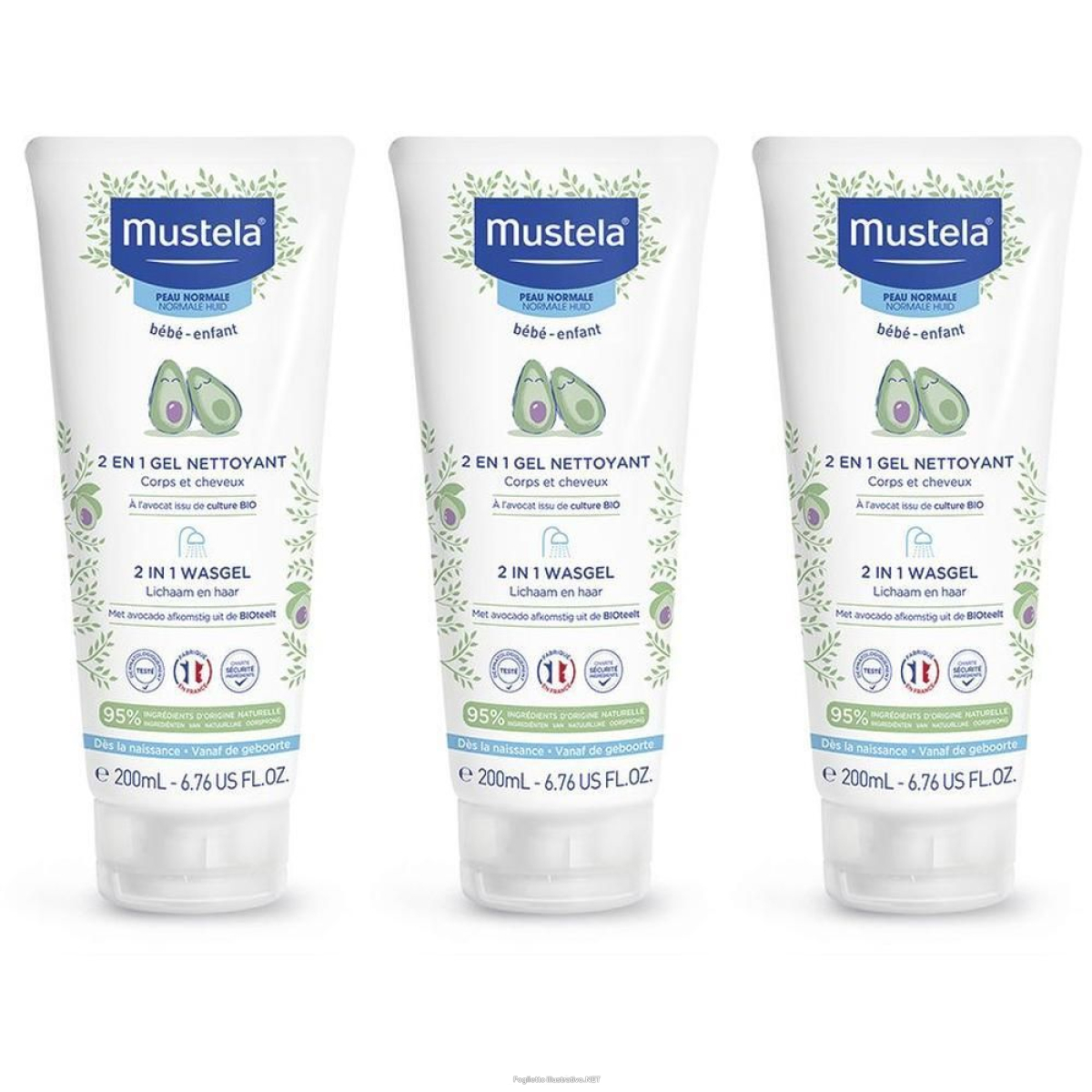 Cerca Offerte di mustela® gel detergente 2in1 3x200 ml e acquista online